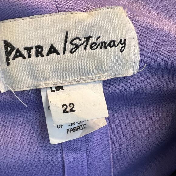 Vintage Patra Stenay 2 Pcs Dress w/ Jacket Paisley Whimsigoth Womens Sz 22 Multi - Picture 8 of 9